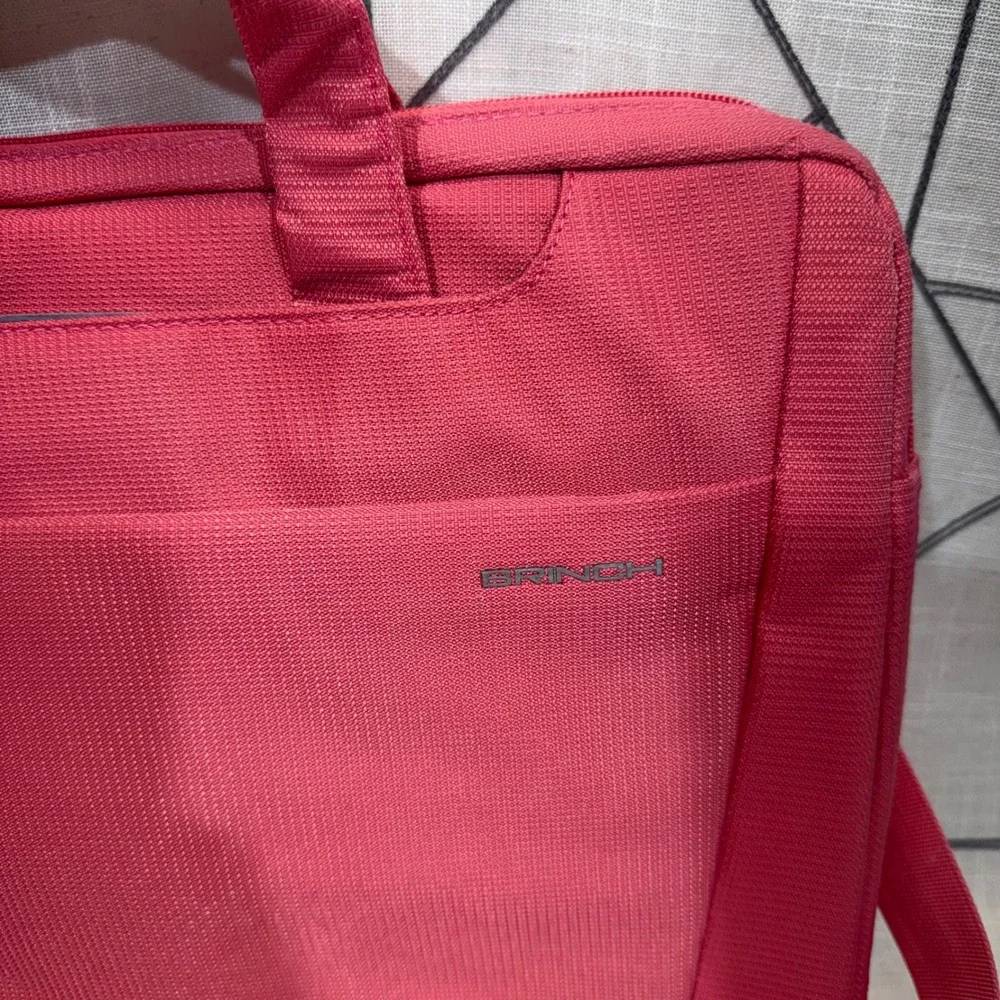 Brinch Laptop Bag 15.6 Inch Pink Messenger Shoulder Briefcase Case‎ Sleeve